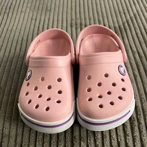 Little ones crocs size 8/9 worn twice